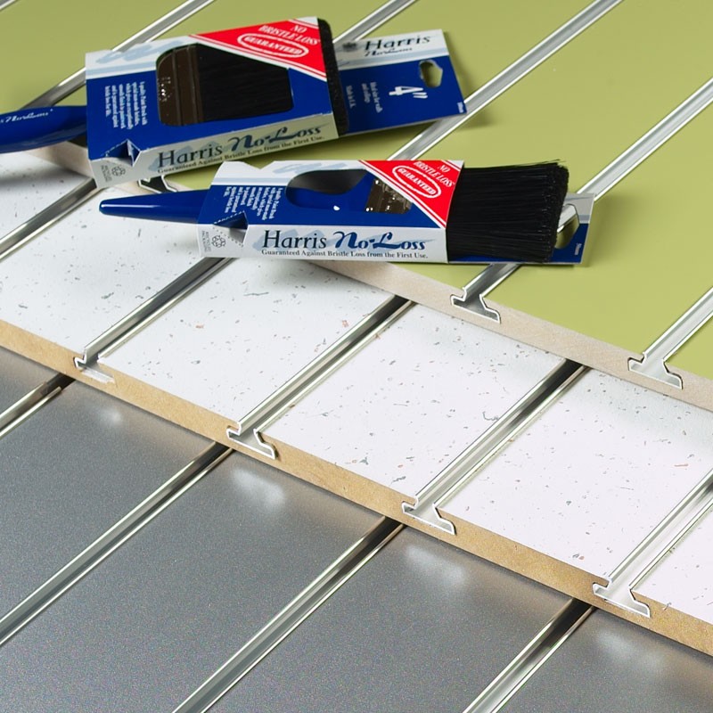 Raw MDF Plain Slatwall Panel 4ft x 4ft (1200mm x 1200mm)