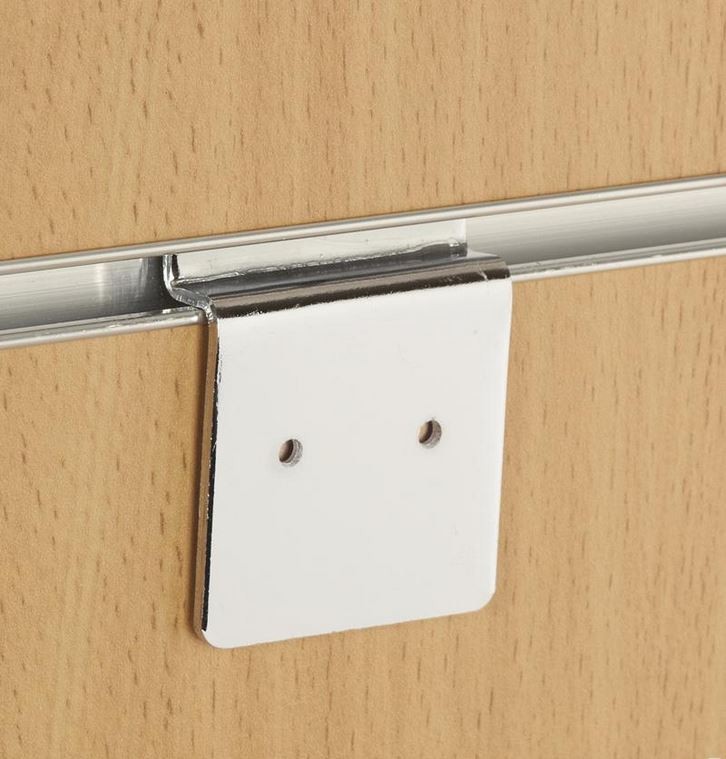 Chrome Slatwall Back Plate. / Picture / Frame / Panel Hanging