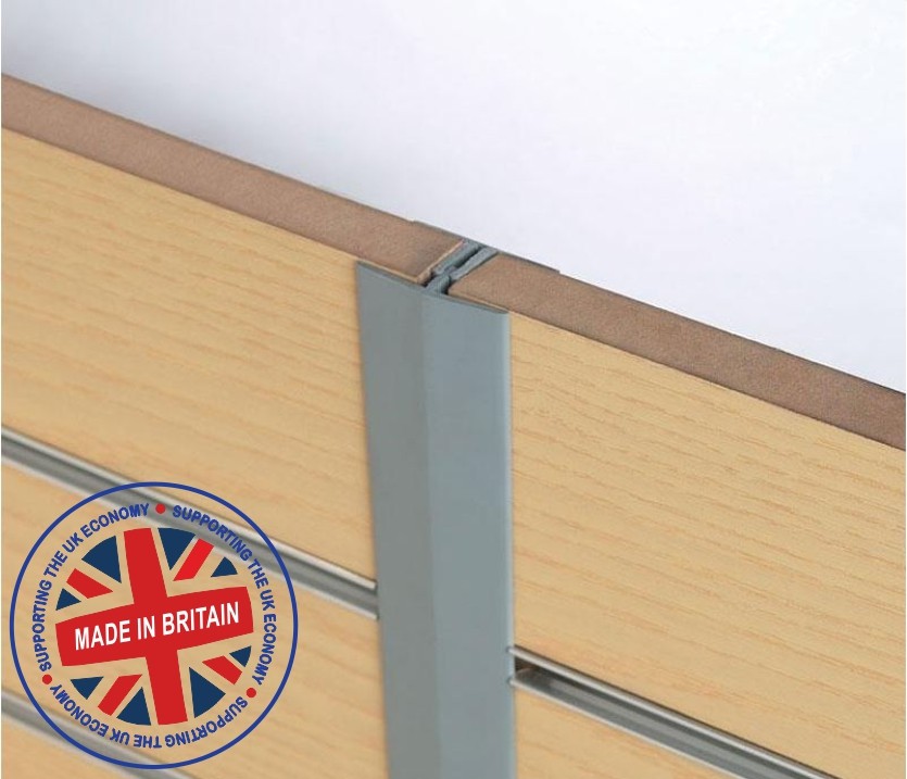 Slatwall 'H' Section Joiner Profile All Colours
