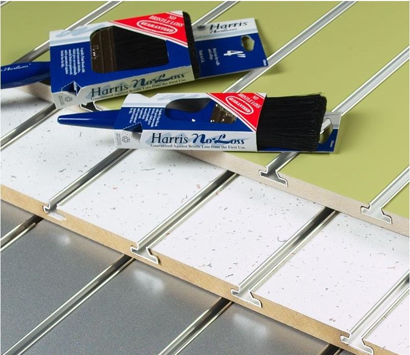 Raw MDF Plain Slatwall Panel 8ft x 4ft (2400mm x 1200mm)