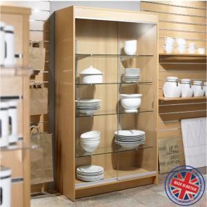 Floor Standing Glass Display Showcase Cabinet 6ft 1.8m high
