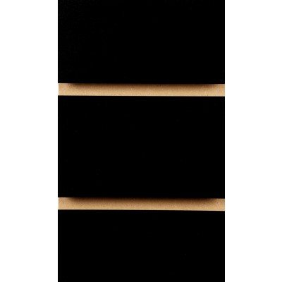 Black Slatwall Panel 4ft x 4ft (1200mm x 1200mm)