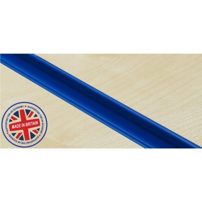 Blue Plastic | Pvc Slatwall Inserts (Pack of 12)