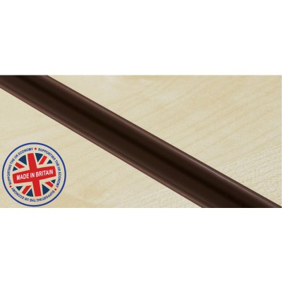 Brown Plastic | Pvc Slatwall Inserts (Pack of 12)