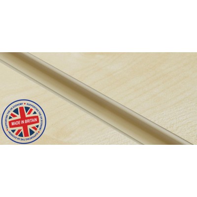 Cream Plastic | Pvc Slatwall Inserts (Pack of 12)