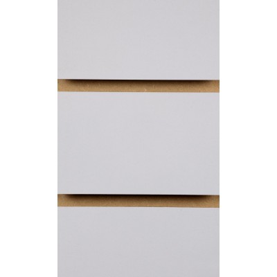 Grey Slatwall Panel 8ft x 4ft (2400mm x 1200mm)