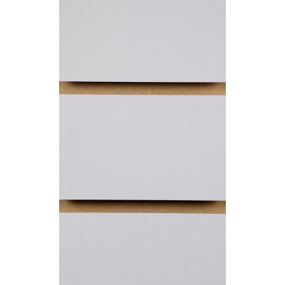 Grey Slatwall Panel 8ft x 4ft (2400mm x 1200mm)