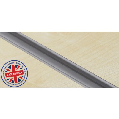 Grey (Light) Plastic | Pvc Slatwall Inserts (Pack of 23 Portrait or Pack of 11 Landscape)