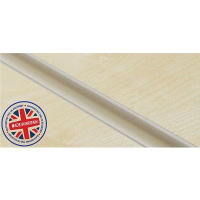 Ivory / Tego Cream / Coral Plastic | Pvc Slatwall Inserts (Pack of 23 Portrait or Pack of 11 Landscape)