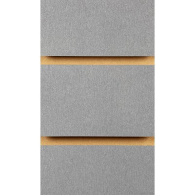 Pewter / Silver Slatwall Panel 4ft x 4ft (1200mm x 1200mm)