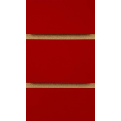 Red Slatwall Panel 8ft x 4ft (2400mm x 1200mm)