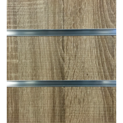 Rustic Oak Slatwall Panel 8ft x 4ft (2400mm x 1200mm)