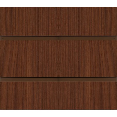 Walnut Slatwall Panel 8ft x 4ft (2400mm x 1200mm)