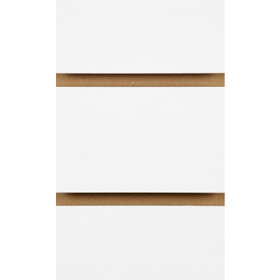 White Slatwall Panel 8ft x 4ft (2400mm x 1200mm)