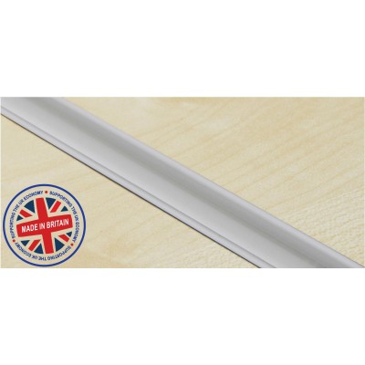 White Plastic | Pvc Slatwall Inserts (Pack of 23 Portrait or Pack of 11 Landscape)