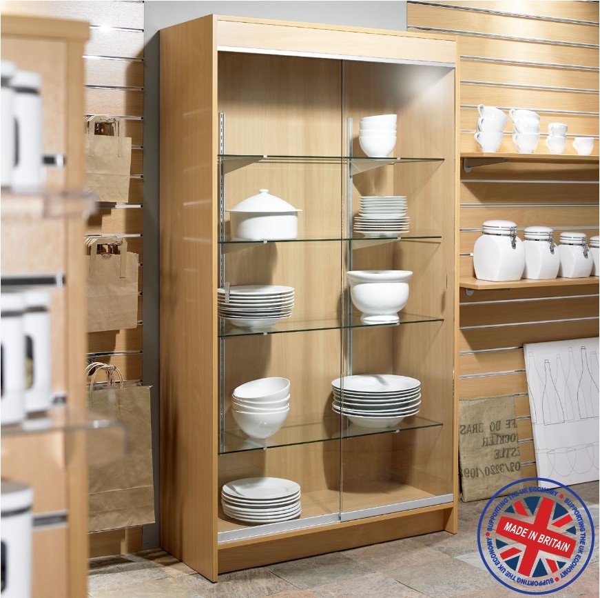 Floor shop display cabinet