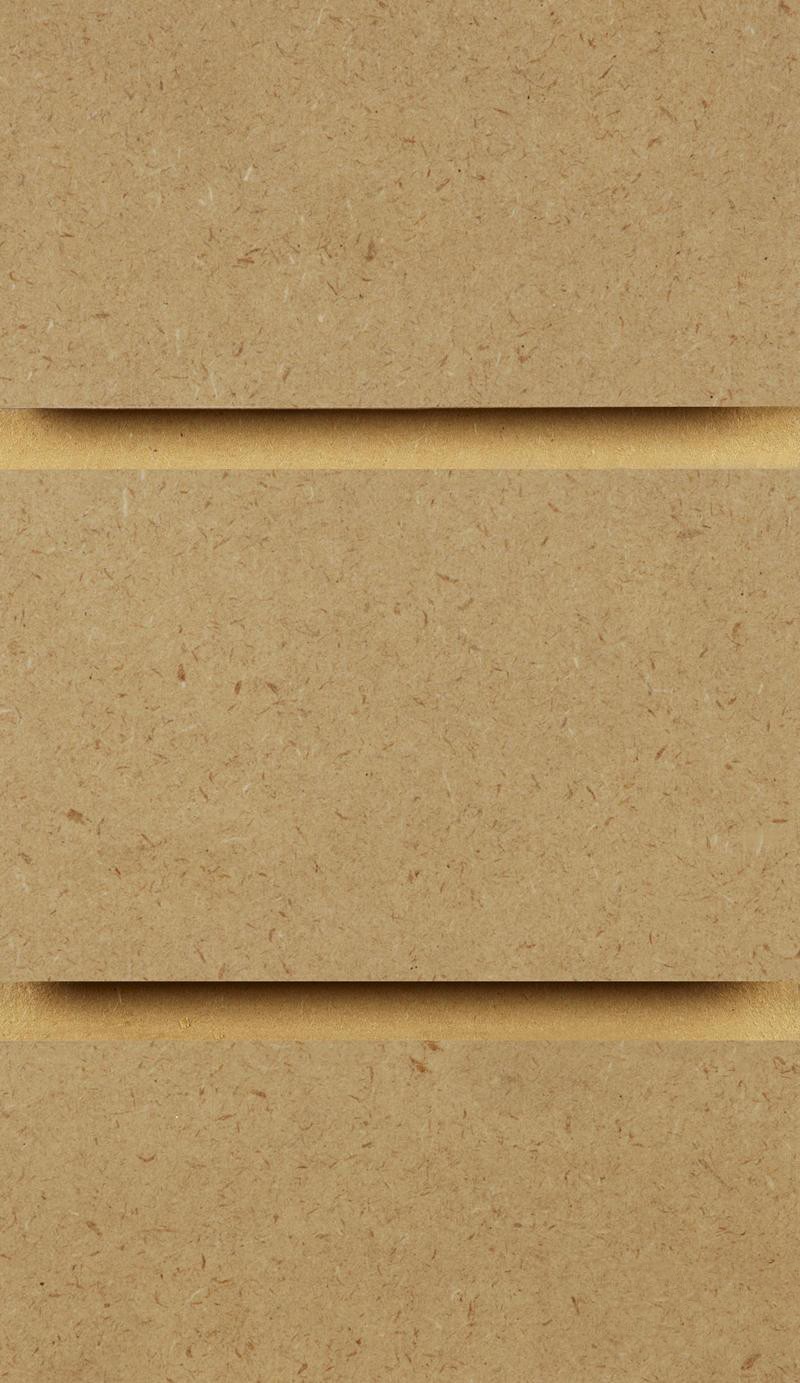 Raw MDF Plain Slatwall Panel 4ft x 4ft (1200mm x 1200mm)