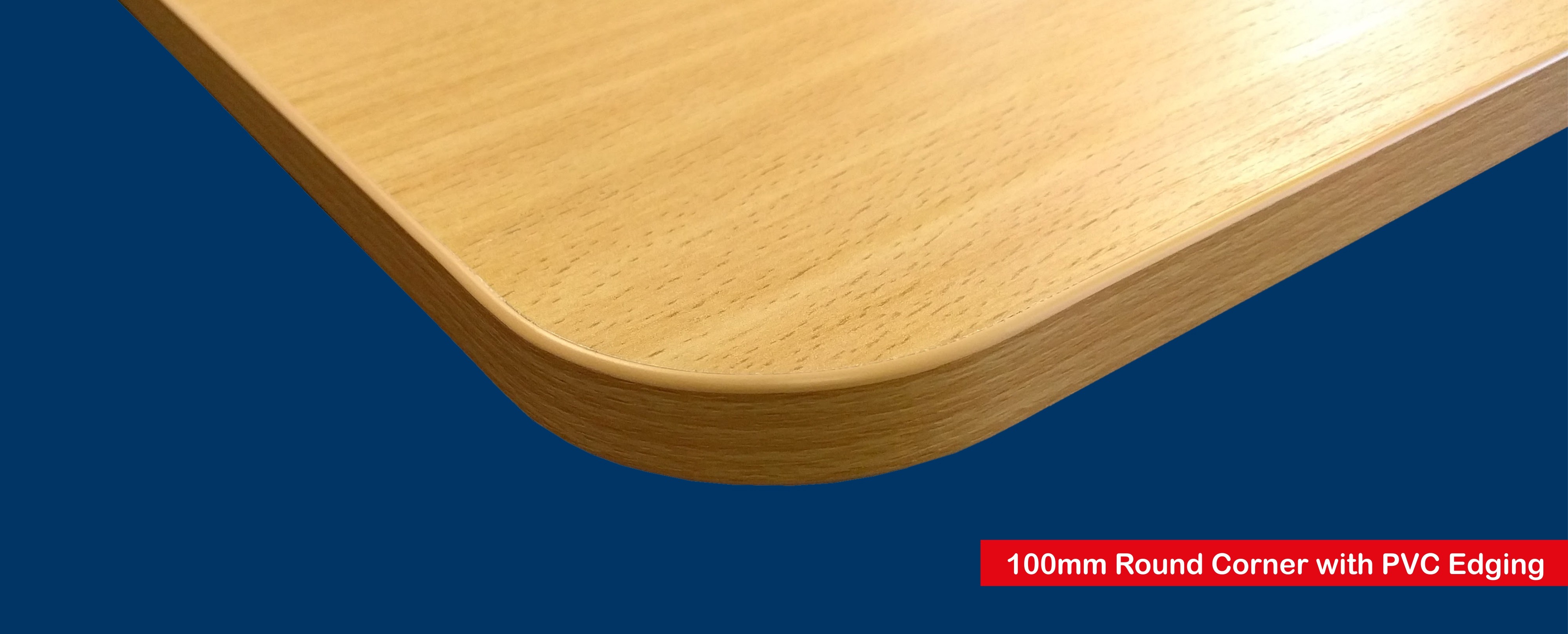 Cream Wood Shelf / Floating Slatwall Shelf 1000mm wide x 400mm deep