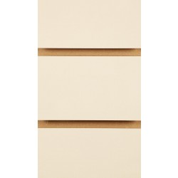 Cream Slatwall Panel 8ft x 4ft (2400mm x 1200mm)