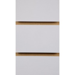 Grey Slatwall Panel 8ft x 4ft (2400mm x 1200mm)