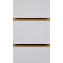 Grey Slatwall Panel 8ft x 4ft (2400mm x 1200mm)