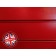 Red Slatwall Panel 8ft x 4ft (2400mm x 1200mm)