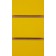 Yellow Slatwall Panel 4ft x 4ft (1200mm x 1200mm)